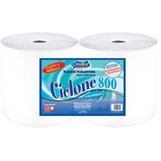 Rola industriala, 2 straturi, alba, 800 foi